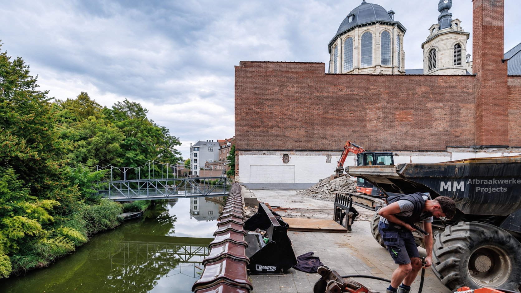 Wonen met zicht op de Kruidtuin en de Onze-Lieve-Vrouw-van-Hanswijkbasiliek. © Dirk Vertommen